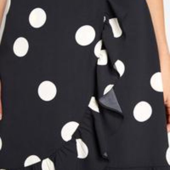 Modcloth Polka Dot Ruffle Pencil Skirt Women's Size 8 Precious! - Picture 12 of 12